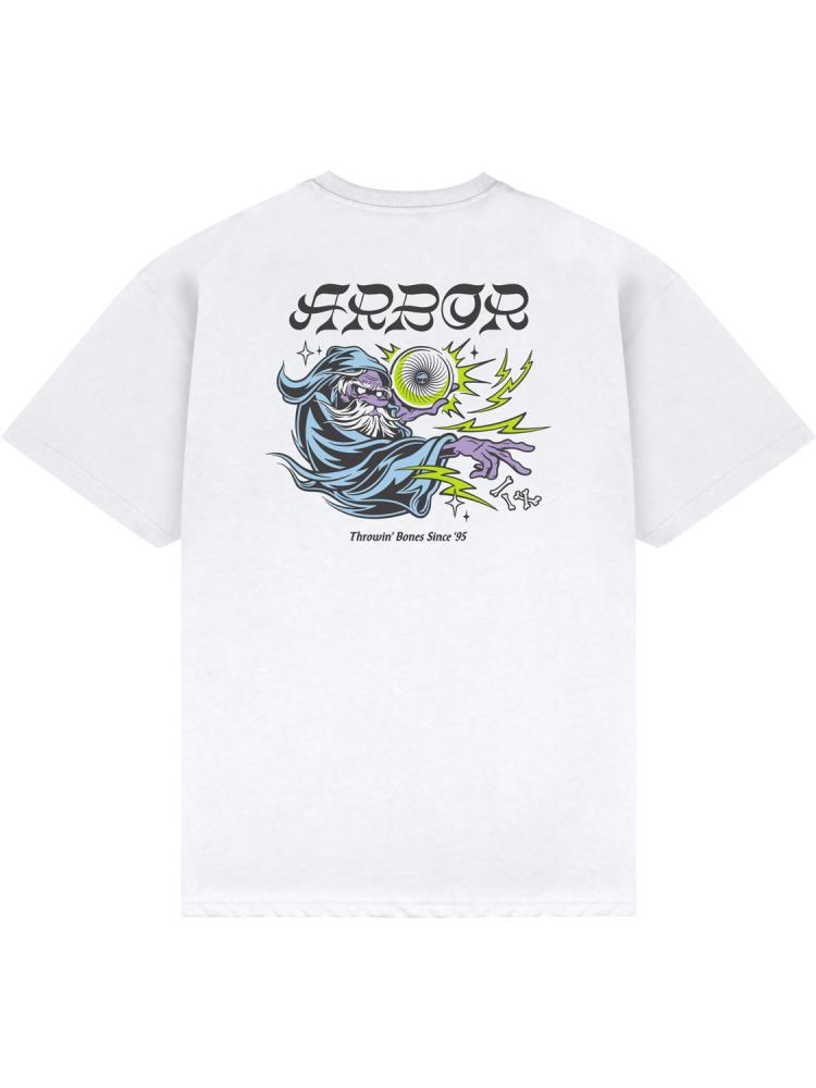 Tee-shirt Arbor Throwing Bones White