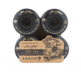 Roues de longboard Arbor 64 mm Spud Axel Serrat 82A Black