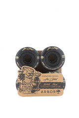 Roues de longboard Arbor 58 mm Suave Axel Serrat 80A Black