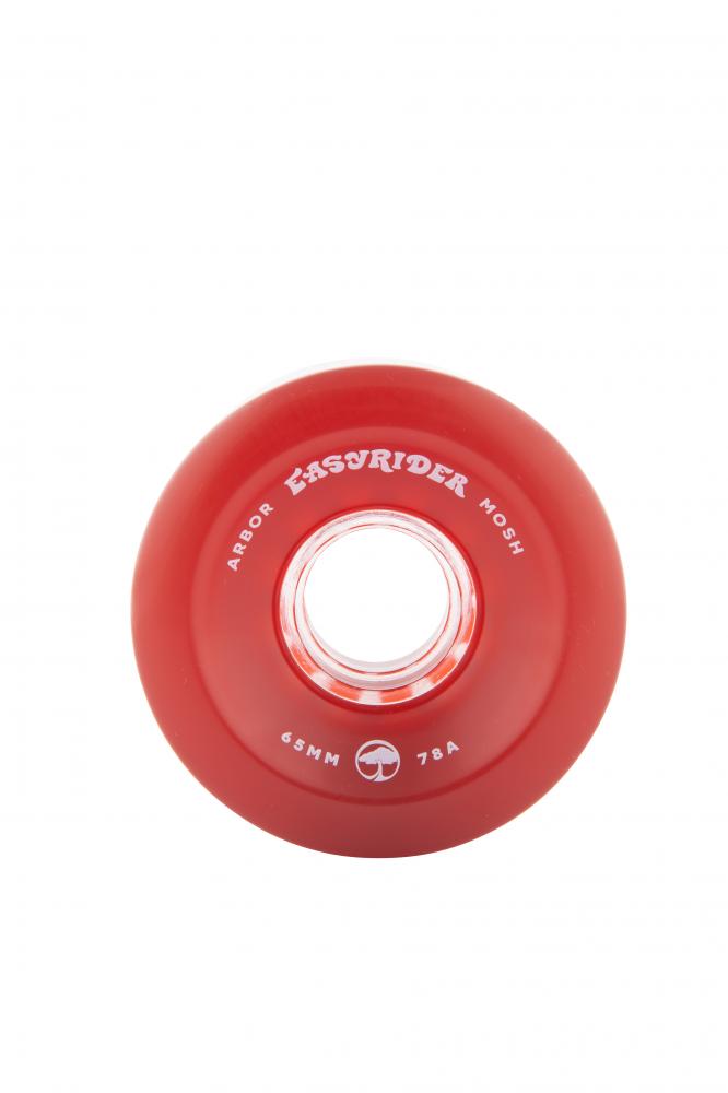 Roues de longboard Arbor 65 mm Mosh 78A Vintage Red