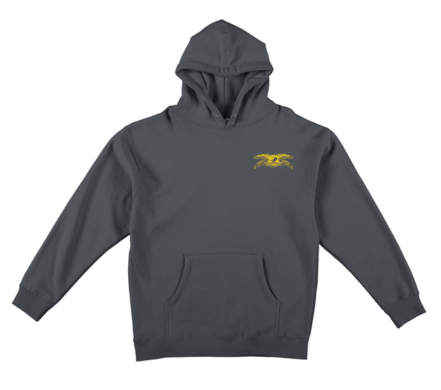 Antihero Sweat Lil Eagle Emb Hood Charcoal