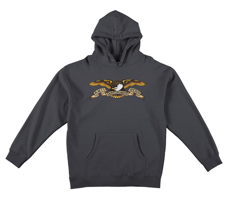 Antihero Sweat Eagle Hood Charcoal