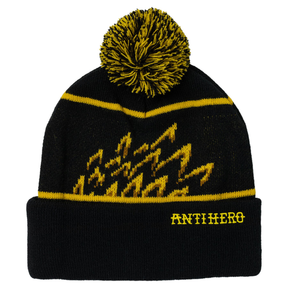 Bonnet Antihero Eagle Pom Black Yellow