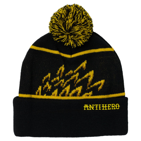 Bonnet Antihero Eagle Pom Black Yellow
