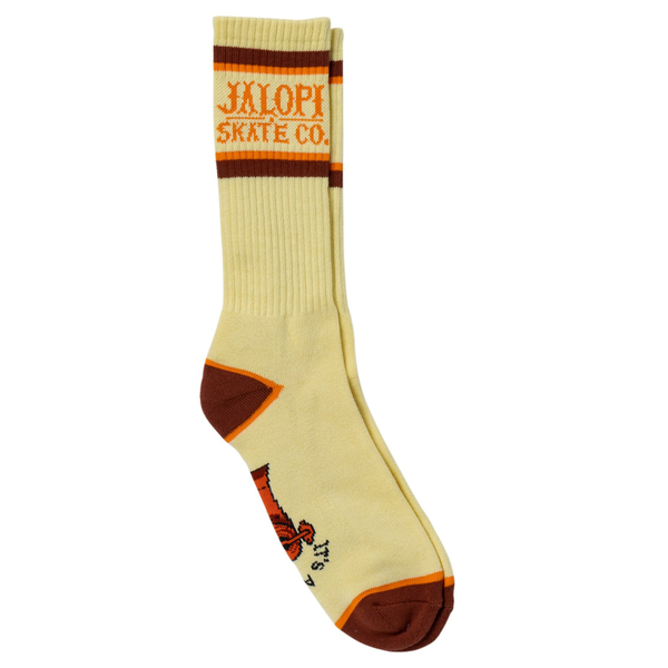 Chaussettes Antihero It S A Rip Off Cream Orange DK Red