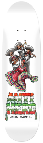 Antihero Deck Liberdad Cardiel White