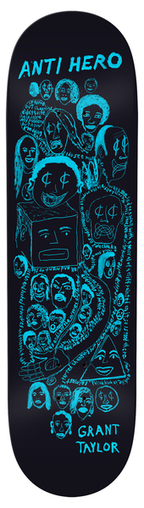 Planche de skateboard Antihero Expressions Dbx Grant Blk 8,38"