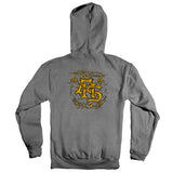 Antihero Sweat Customs Hood Heather Grey