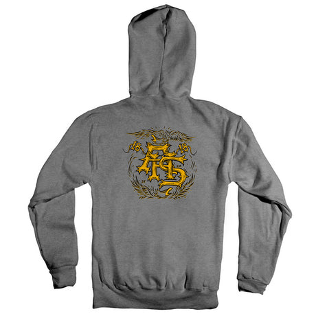 Antihero Sweat Customs Hood Heather Grey