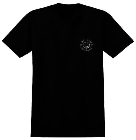 Antihero T-Shirt Pigeon Motion Ss Pocket Black