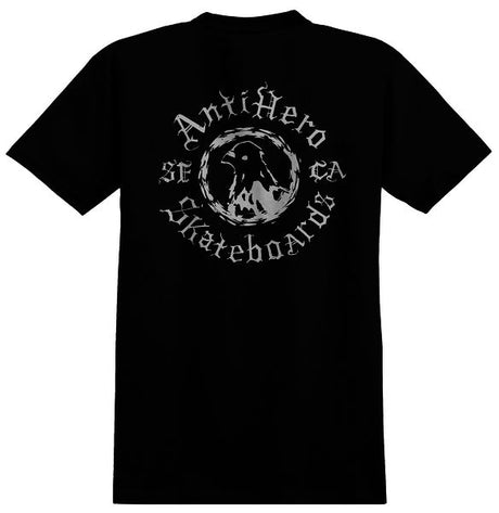 Antihero T-Shirt Pigeon Motion Ss Pocket Black