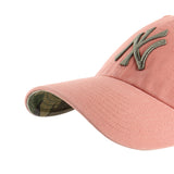 Casquette 47 Brand MLB Newyork Dodger Balparkcamo Cleanup Sedonapink