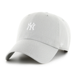 Casquette 47 Brand MLB New York Yankees Base Runner Clean Up Grey