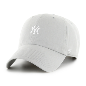 Casquette 47 Brand MLB New York Yankees Base Runner Clean Up Grey