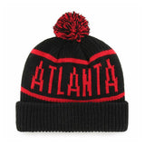 Bonnet 47 Brand MLB Atlanta Braves Calgary Cuff Knit Black