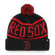 Bonnet 47 Brand MLB Boston Res Sox Calgary Cuff Knit Black