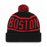 Bonnet 47 Brand MLB Boston Res Sox Calgary Cuff Knit Black