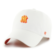 Casquette 47 Brand MLB New York Yankees Chop Shop Clean Up White