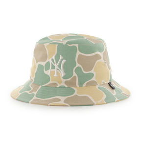 Casquette 47 Brand Bucket MLB New York Yankees Duck Camo Natural