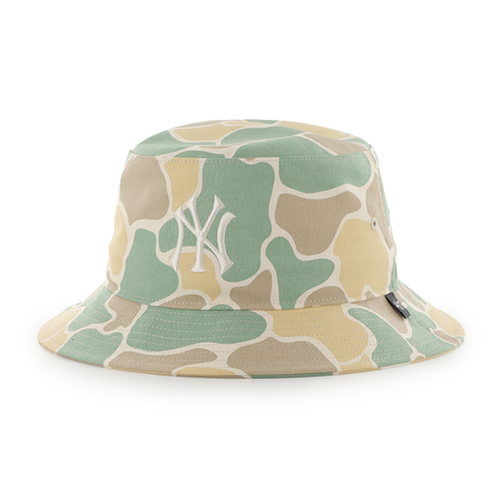 Casquette 47 Brand Bucket MLB New York Yankees Duck Camo Natural