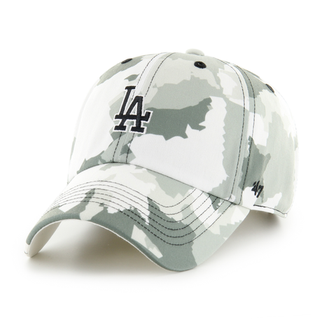 Casquette 47 Brand MLB Los Angeles Dodgers Digital Star Clean Up Grey