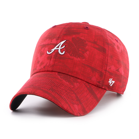 Casquette 47 Brand MLB Atlanta Braves Fiji Alt Clean Up Red