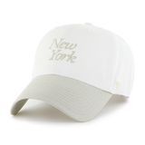 Casquette 47 Brand MLB Newyork Yankees Foundat Scriptt Cleanup Sndstone