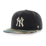 Casquette 47 Brand MLB New York Yankees Fisherman Camo TT Captain Black