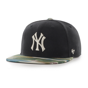 Casquette 47 Brand MLB New York Yankees Fisherman Camo TT Captain Black