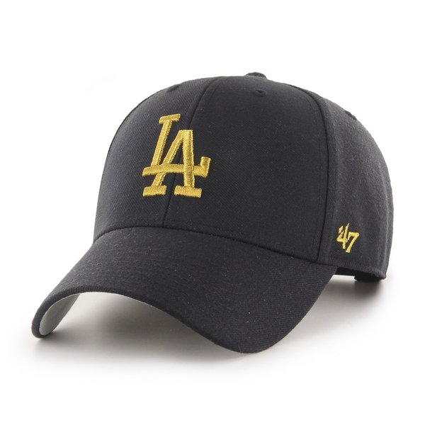 Casquette 47 Brand MLB Los Angeles Dodgers Metallic Snap MVP Black