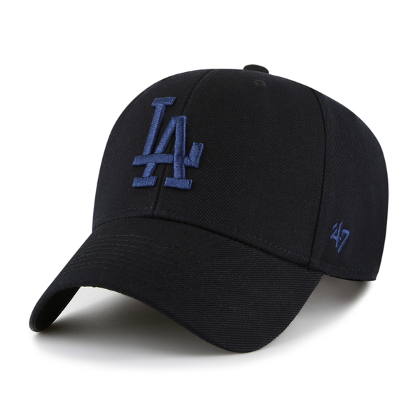 Casquette snapback 47 Brand MLB Los Angeles Dodgers MVP Black1