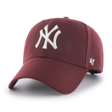Casquette snapback 47 Brand MLB New York Yankees MVP Dark Maroon