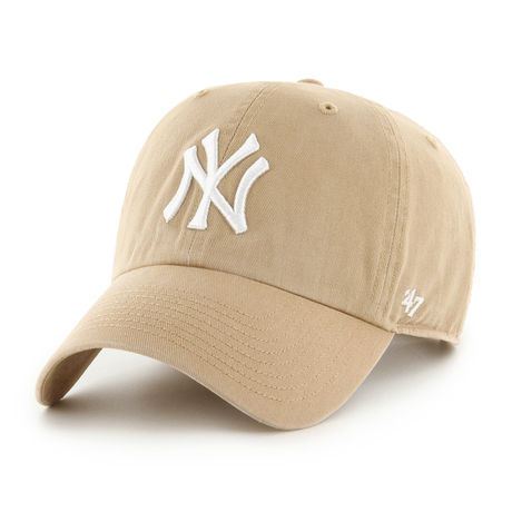 Casquette 47 Brand MLB New York Yankees Clean Up No Loop Label Khaki