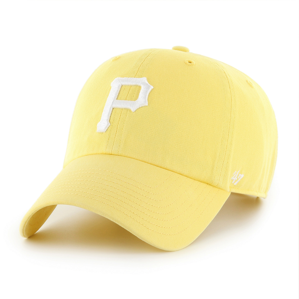 Casquette 47 Brand MLB Pittsburgh Pirates Clean Up Wnoloop Label Maize