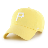 Casquette 47 Brand MLB Pittsburgh Pirates Clean Up Wnoloop Label Maize