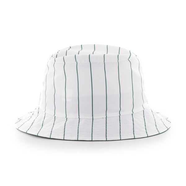 Casquette 47 Brand Bucket MLB Oakland Athletics Pinstriped Dark Green