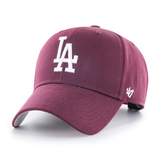Casquette 47 Brand MLB Los Angeles Dodgers Raised Basic MVP Dark Maroon