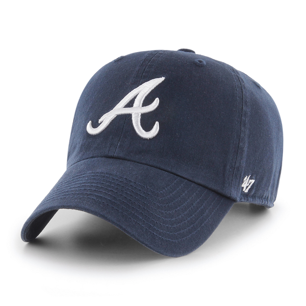 Casquette 47 Brand MLB Atlanta Braves Clean Up Navy