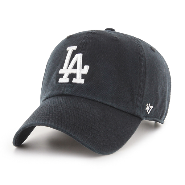 Casquette 47 Brand Kids MLB Los Angeles Dodgers Clean Up Black