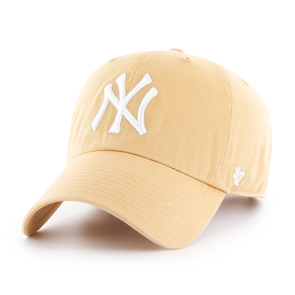 Casquette 47 Brand MLB New York Yankees Clean Up Light Tan