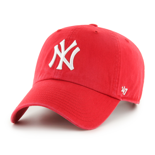Casquette 47 Brand MLB New York Yankees Clean Up Red