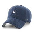 Casquette 47 Brand MLB New York Yankees Cord Base Runner Clean Up Navy
