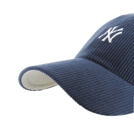 Casquette 47 Brand MLB New York Yankees Cord Base Runner Clean Up Navy