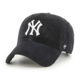 Casquette 47 Brand MLB New York Yankees Thick Cord Clean Up Black
