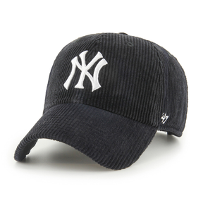 Casquette 47 Brand MLB New York Yankees Thick Cord Clean Up Black
