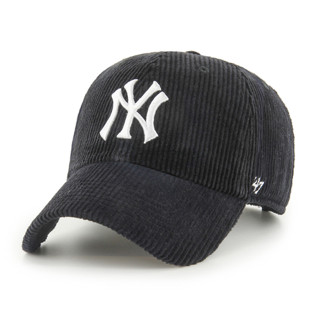 Casquette 47 Brand MLB New York Yankees Thick Cord Clean Up Black