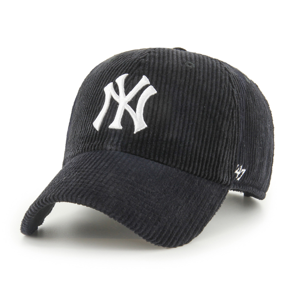 Casquette 47 Brand MLB New York Yankees Thick Cord Clean Up Black
