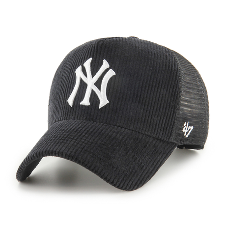 Casquette 47 Brand MLB New York Yankees Thick Corduroy Mesh MVP DT Black