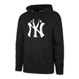Sweat à capuche 47 Brand MLB New York Yankees Imprint Backer Burns Jetblack