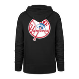 Sweat à capuche 47 Brand MLB New York Yankees Imprint Backer Burns Jetblack